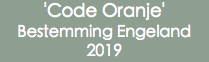 'Code Oranje' Bestemming Engeland 2019